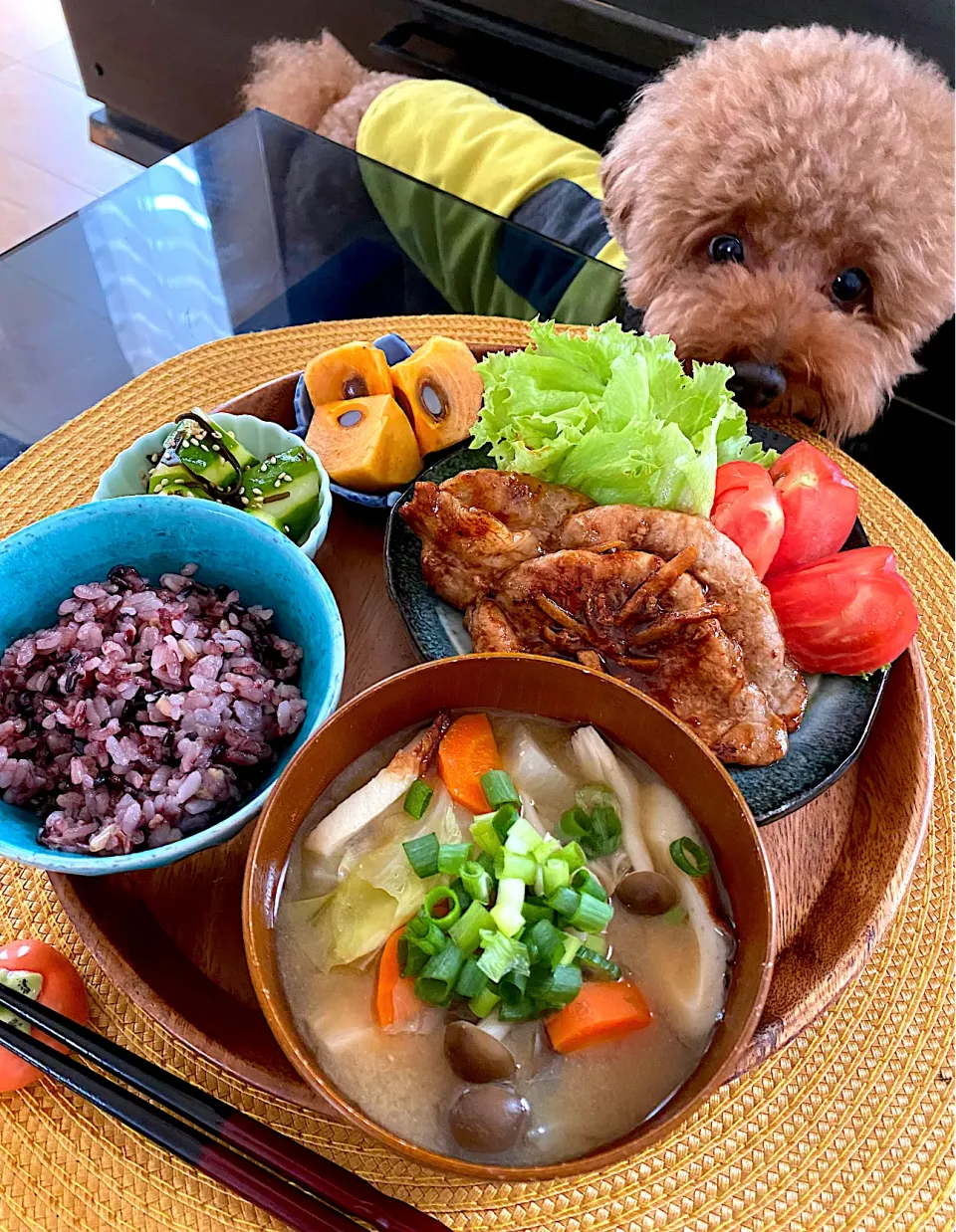 Snapdishの料理写真:ゆかりさんの料理 生姜焼きプレート🐷|ゆかりさん