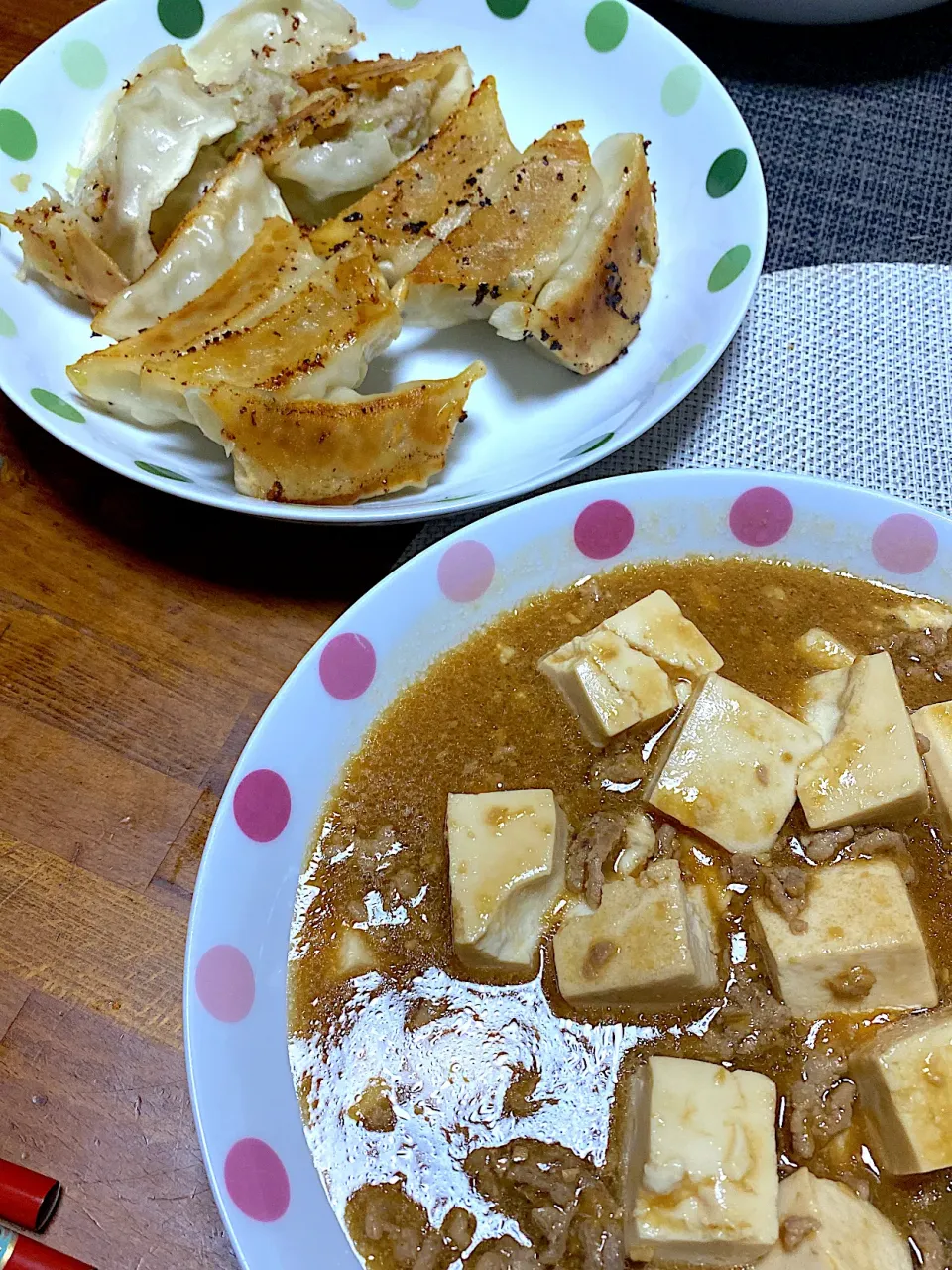 麻婆豆腐、餃子|kaaaaaさん