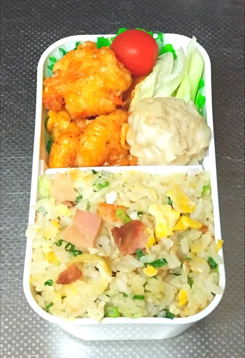 中華弁当(海老チリ、焼売、炒飯)|黒川克博さん