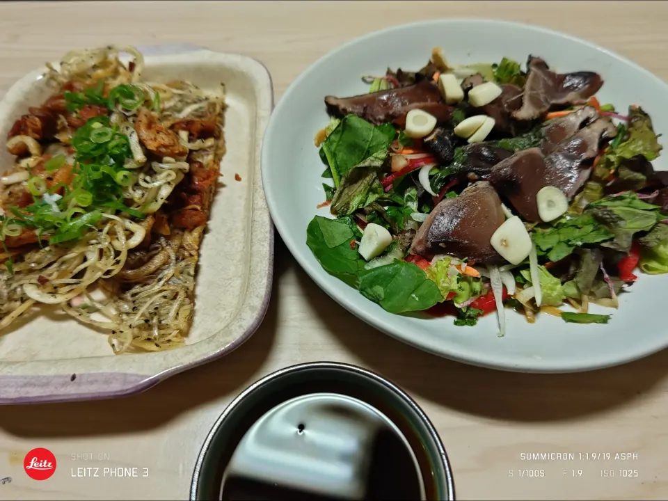 初秋鰹&今シーズン最後の冷麦を゙塩分〇の生うどんカリカリ焼きを゙味ぽんで|Tarou  Masayukiさん