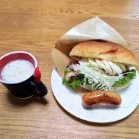 Snapdishの料理写真:『日東ベーカリーのコッペパンで朝ごはん』| seri-chanさん