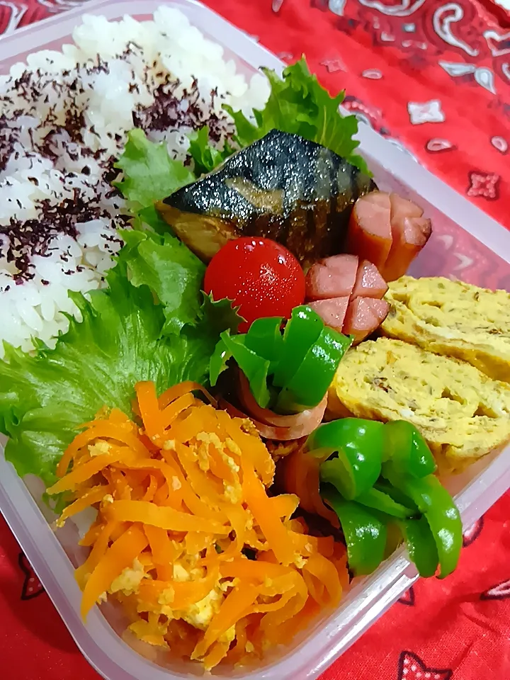 にんじんしりしりーサバ弁当|yayoi.Kさん