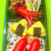 Snapdishの料理写真:息子のお弁当🌈10/17(木)🏃‪💨|KCoさん