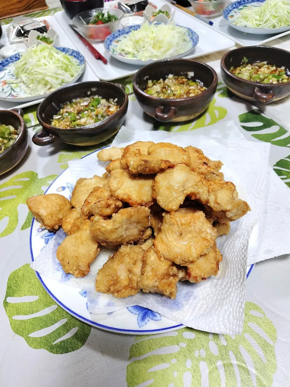 ユキちゃんの料理油淋鶏作ってみました🍀|rikako♪。.:＊さん