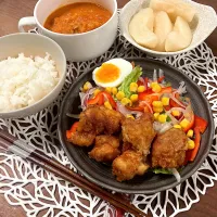 Snapdishの料理写真:10/17  唐揚げ🍗|らぶちあんさん