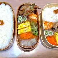 Snapdishの料理写真:アスパラの肉巻き弁当🍱|ふみふみさん