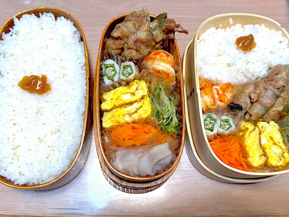 アスパラの肉巻き弁当🍱|ふみふみさん