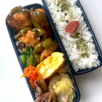 Snapdishの料理写真:高校生男子弁当|kazariさん