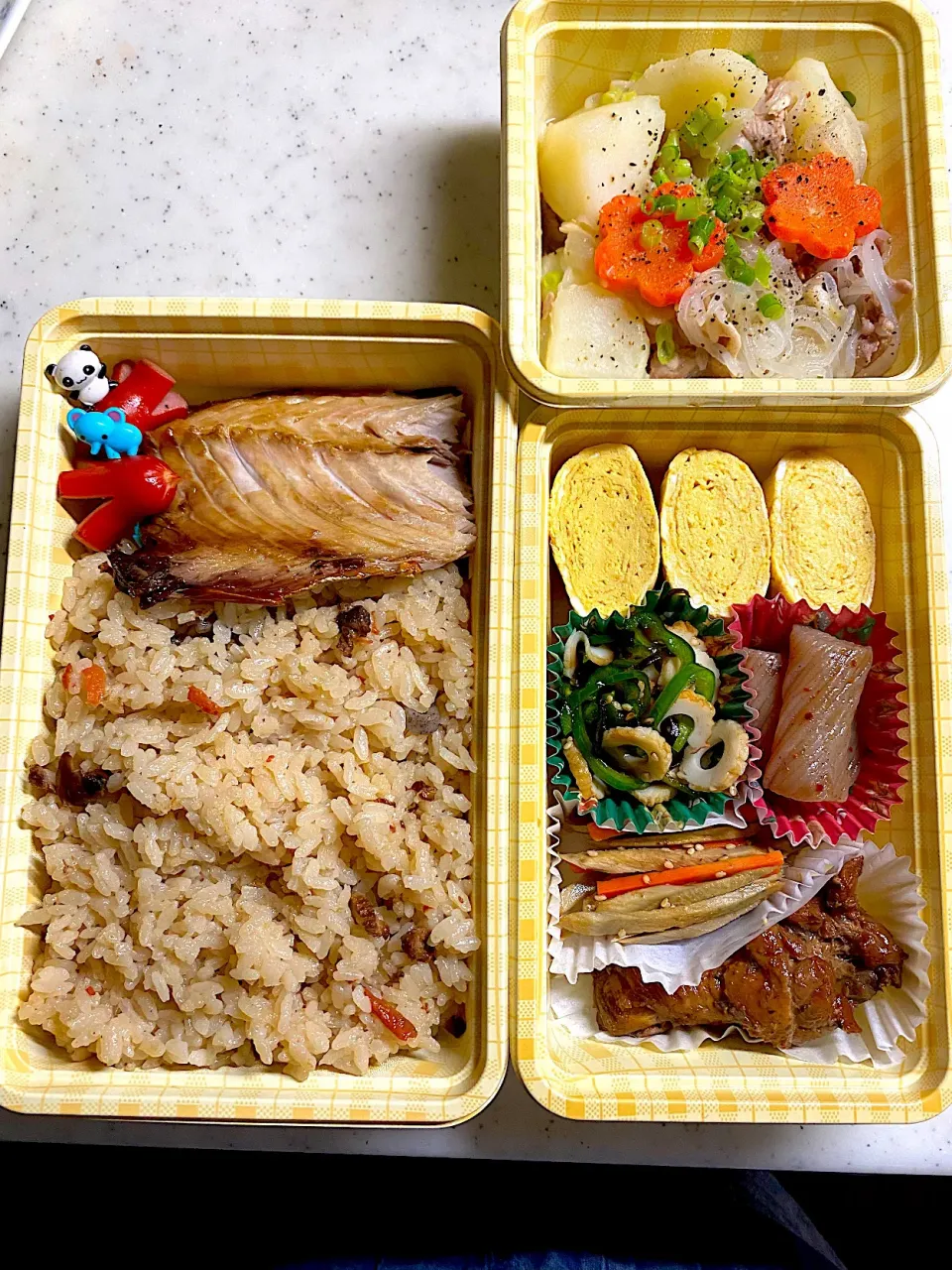 きのこの炊き込みご飯弁当|こっぷさん