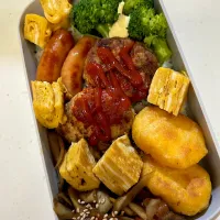 Snapdishの料理写真:男子高校生弁当|ぽててとさん