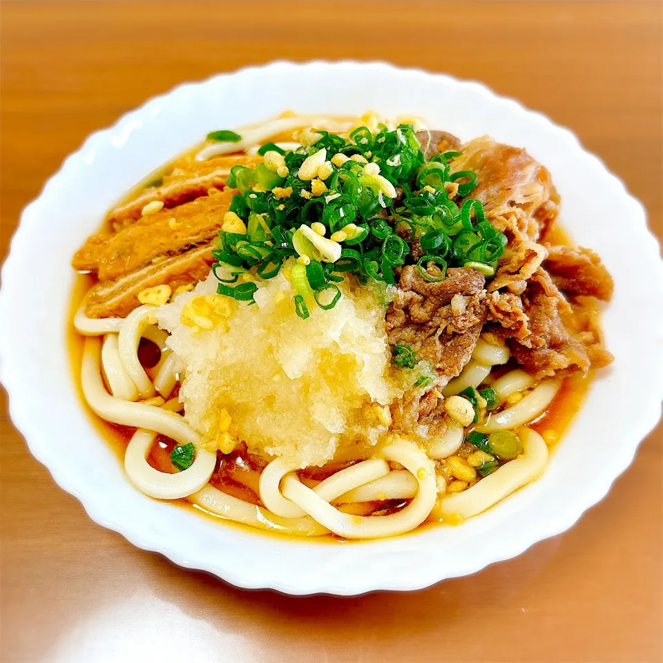 Snapdishの料理写真:ぶっかけ肉うどん|teritamagoさん