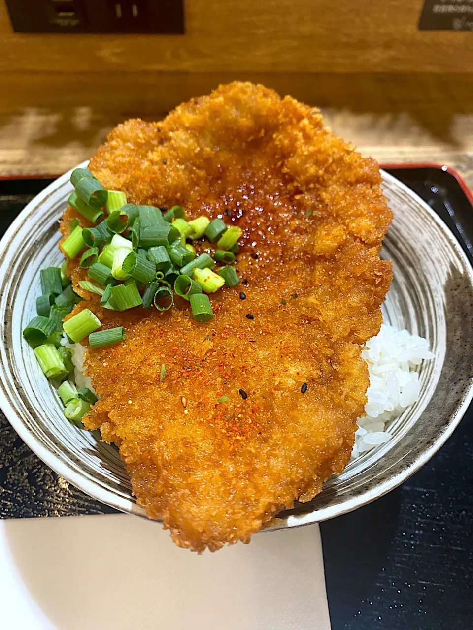 Snapdishの料理写真:秩父名物　ちんばた　わらじカツ丼|みーさん