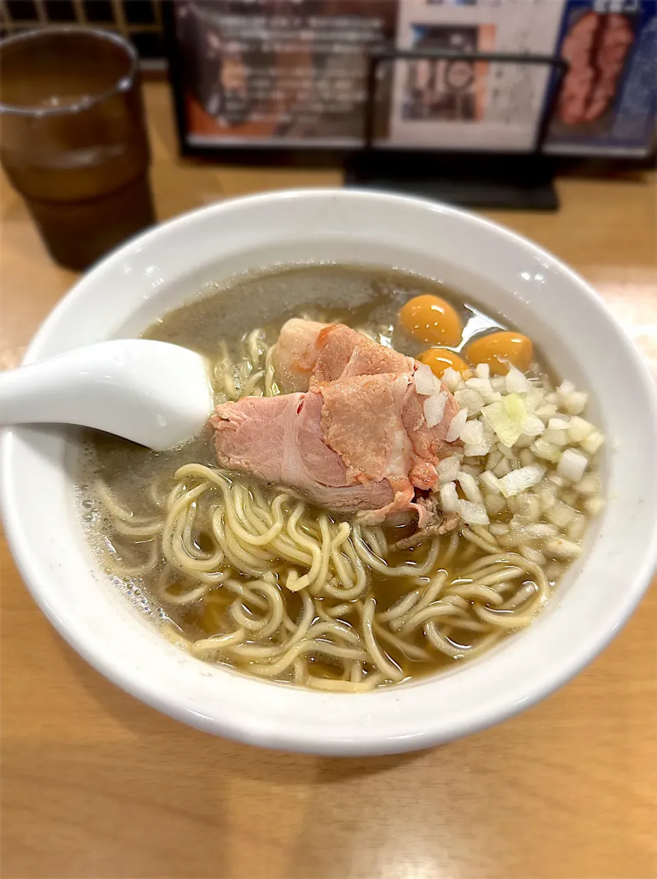 Snapdishの料理写真:煮干蕎麦＋うずら@麺処 にぼし香 水天宮前店|morimi32さん