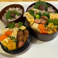 Snapdishの料理写真:10月18日夜•お弁当|☆カボ☆さん