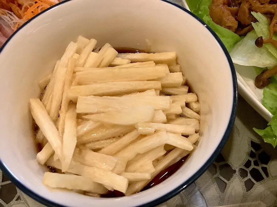 長芋の漬物😋|アライさんさん