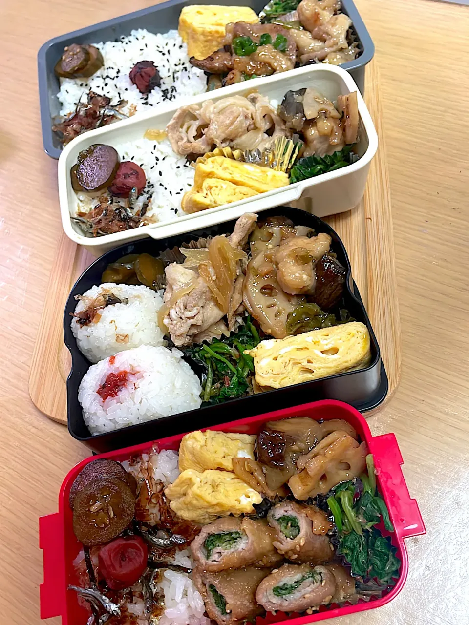 Snapdishの料理写真:家族弁当🍱|しーちゃんさん