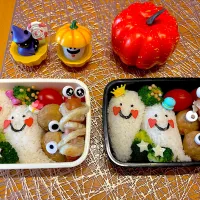 Snapdishの料理写真:🍴𓈒𓂂𓏸ハロウィン弁当| あみかさん