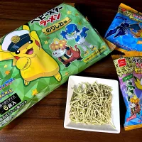 Snapdishの料理写真:【ベビースターラーメン(のりしお味)】ポケモンコラボ|Tak@さん