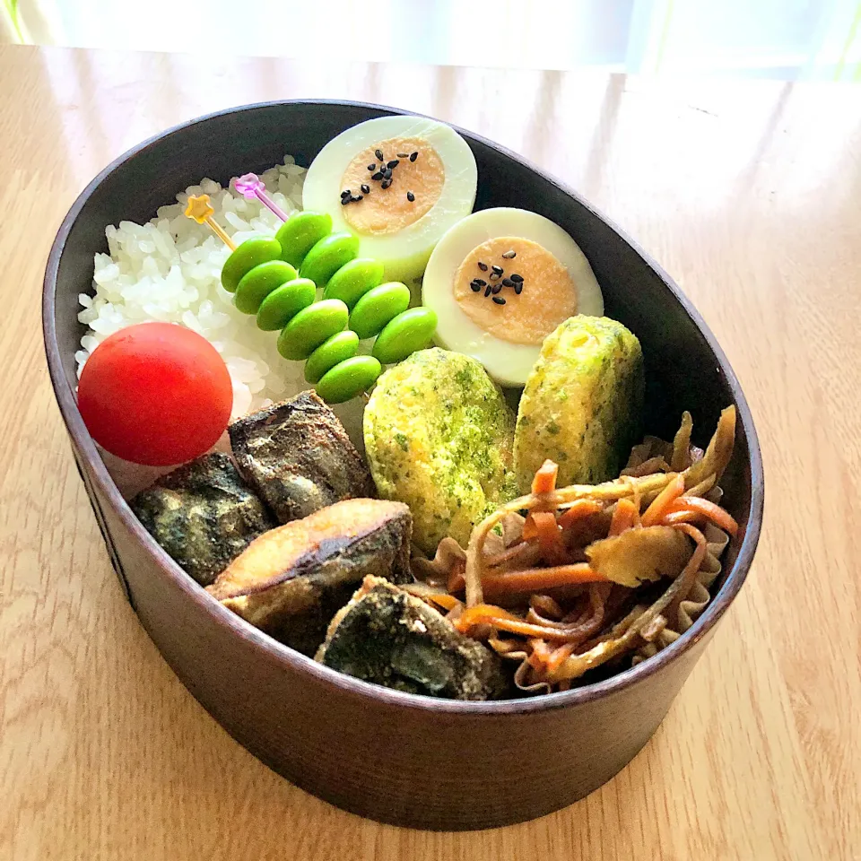 鯖のカレー竜田揚げ弁当|gentle___moonさん