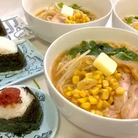 Snapdishの料理写真:味噌バターコーンラーメン|もちまるさん