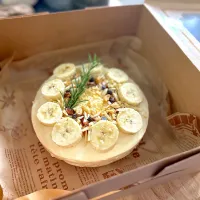 Snapdishの料理写真:Banana cheesecake|Lamonrockyさん