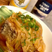 Snapdishの料理写真:ツムブリ唐揚げと揚げ出し豆腐の野菜甘酢あんかけ😋🍻💕✨|アイさん