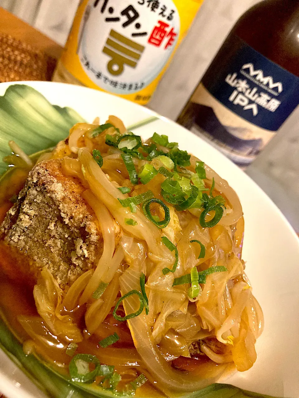 ツムブリ唐揚げと揚げ出し豆腐の野菜甘酢あんかけ😋🍻💕✨|アイさん