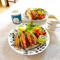 Snapdishの料理写真:朝ごはん🍞|ゆかりさん