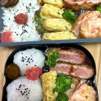 Snapdishの料理写真:パパ長男弁当🍱|しーちゃんさん