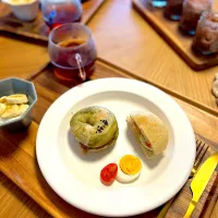 Snapdishの料理写真:ベーグル🥯＆発酵あんこ|sara✩.*˚さん