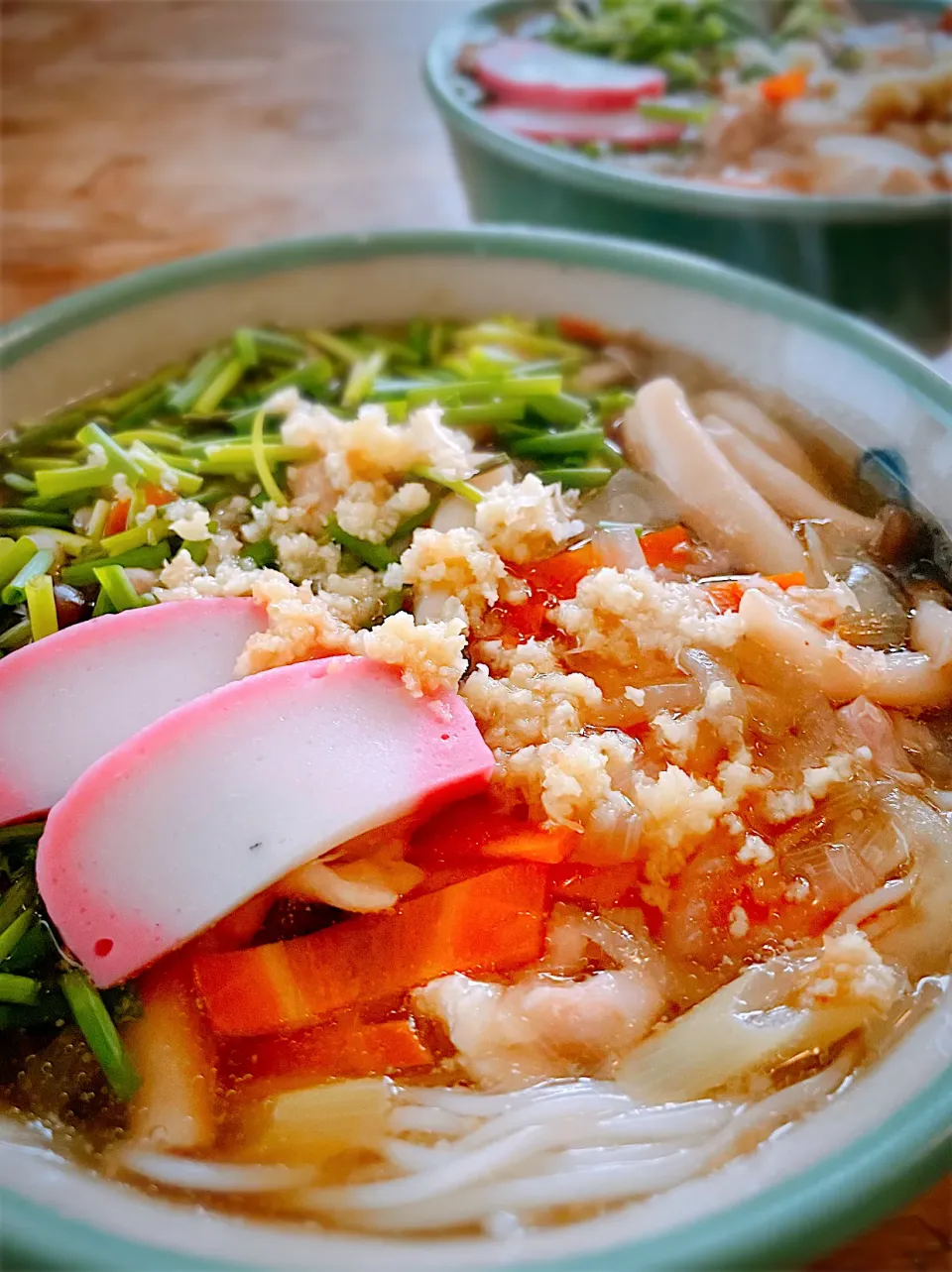 休日のお昼・野菜にゅうめん|akiさん