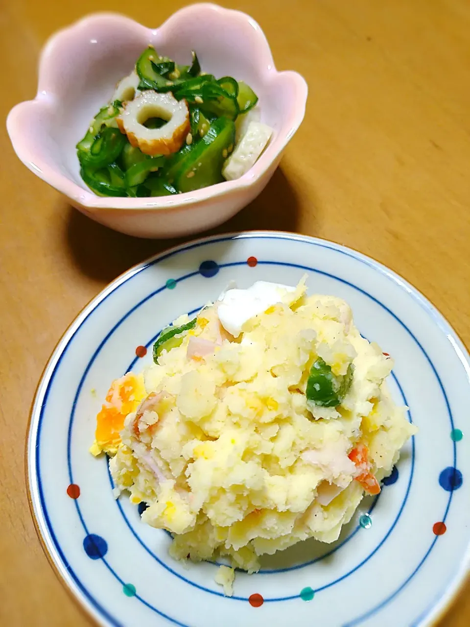 ポテトサラダ＆きゅうりの酢の物|はるみさん