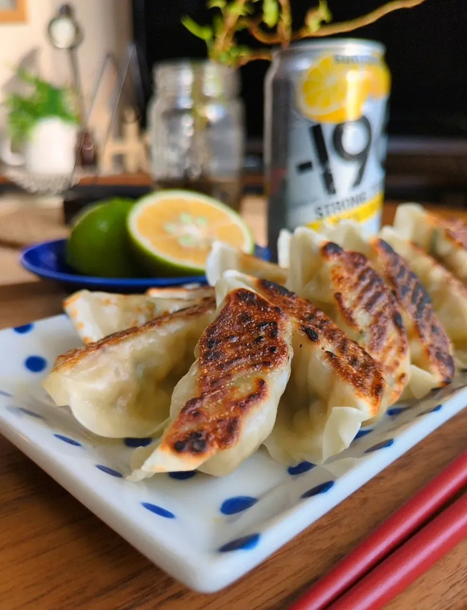 焼き餃子withかぼす|まりおさん