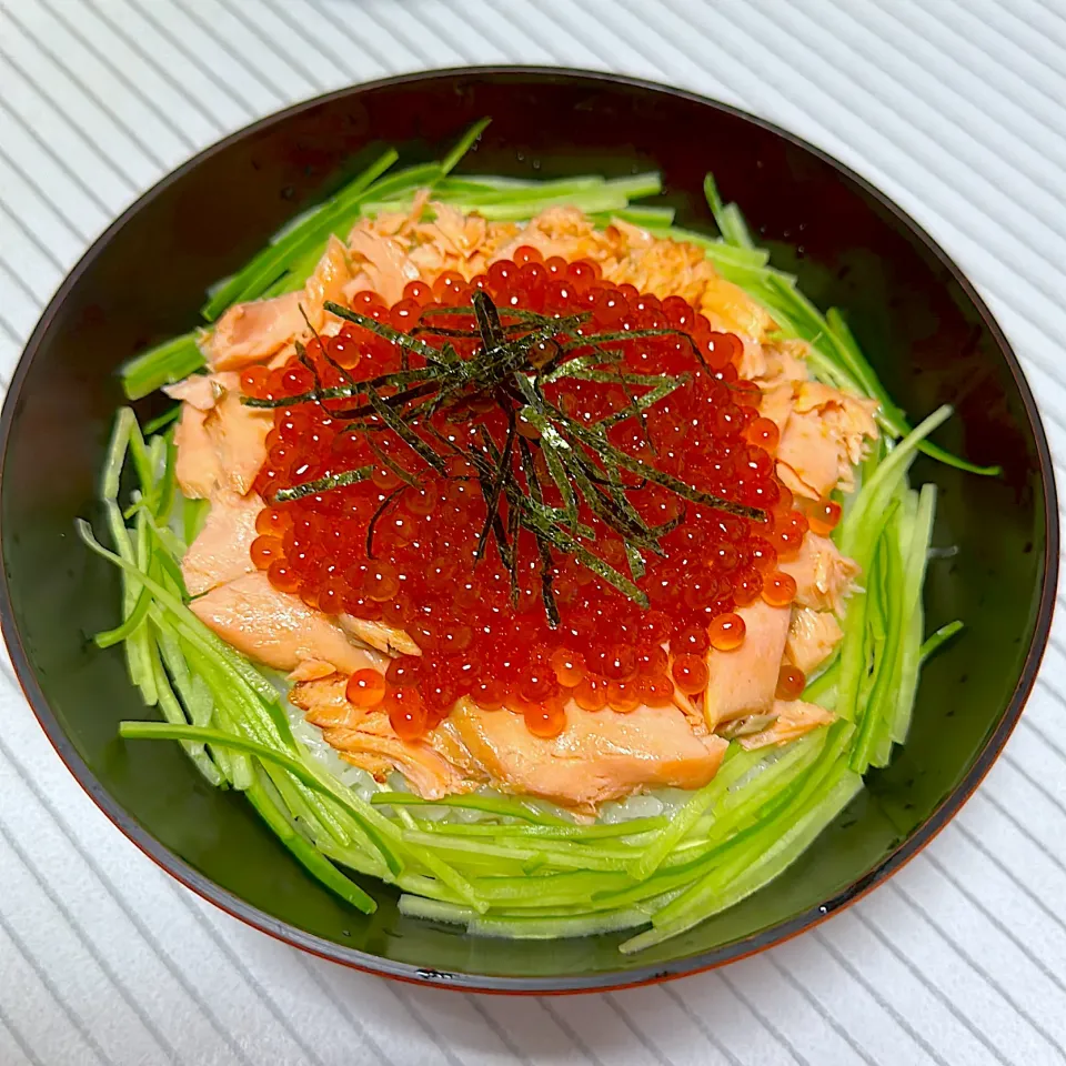 鮭の親子丼|まさとさん