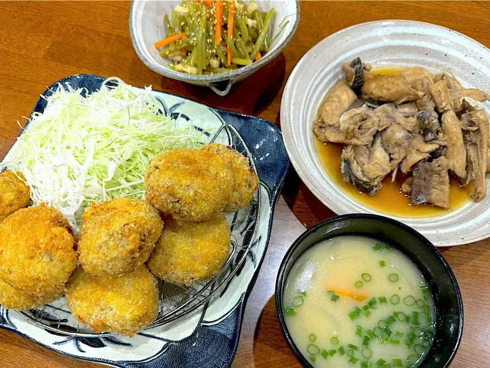 Snapdishの料理写真:頂き物 収穫物で 休日晩御飯|sakuramochiさん