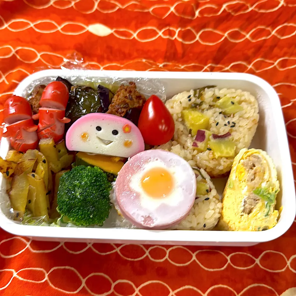 2024年10月21日　オレ弁当♪おにぎり🍙|クッキングおやぢさん