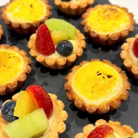 Fruit Tarts VS Lava Cheese Tarts|wendy1013さん