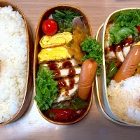 Snapdishの料理写真:とんかつ弁当🍱| ふみふみさん