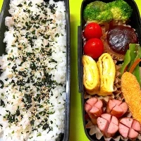 Snapdishの料理写真:息子のお弁当🌈10/21(月)|KCoさん