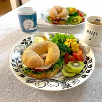 Snapdishの料理写真:朝ごはん🥪|ゆかりさん