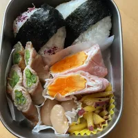 Snapdishの料理写真:今日の高校生男子弁当🍱|はぴたさん