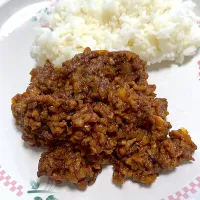 Snapdishの料理写真:朝からキーマカレー♫wwwww|Yoshihiro Andoさん