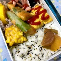 Snapdishの料理写真:おばあちゃんの手作り弁当👵| あーちゃんさん