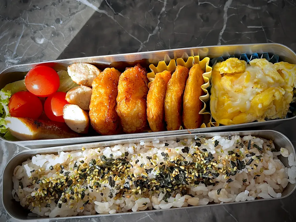 Snapdishの料理写真:中学お弁当🍱🍙No.82|ちーぽん♪さん