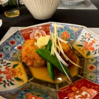 Snapdishの料理写真:蓮根餅のあんかけ|mmさん