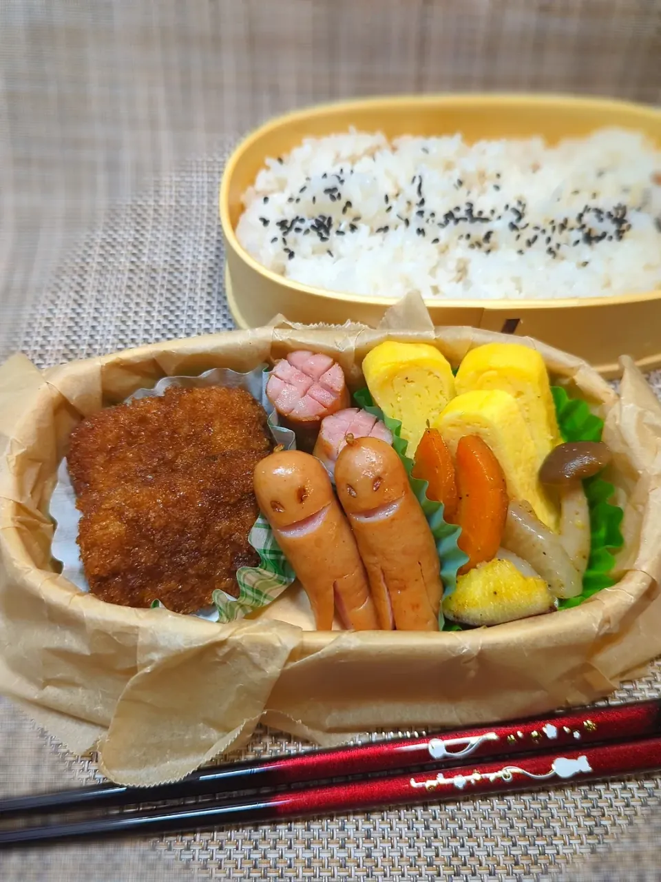 Snapdishの料理写真:中学生弁当 2024/10/19(土)【部活弁当】|どかどかさん