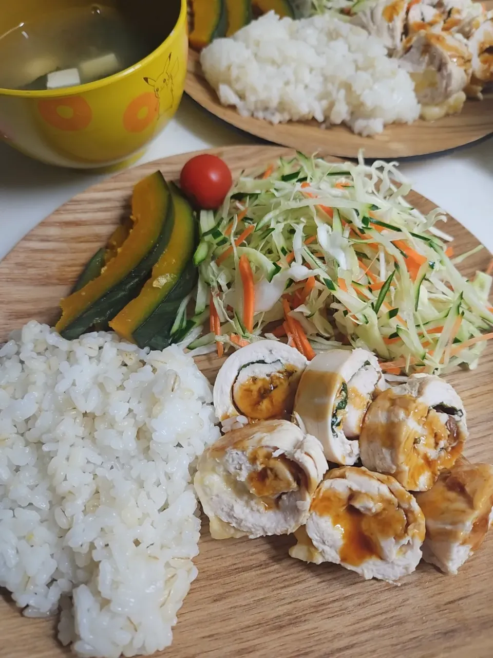 ☆夕飯☆チーズとシソ梅の2種類|ｼｮｺﾗさん