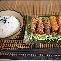 Snapdishの料理写真:手羽中の竜田揚げ🐓|カジさん