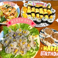 Snapdishの料理写真:息子18歳誕生日🎉ごはん|harutomomamaさん