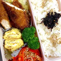 Snapdishの料理写真:ササミフライ弁当|ぱんださん